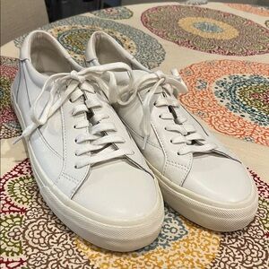 Madewell Leather Sidewalk Sneakers size 10 women’s